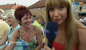 Jana Pfeifer, Stephanie Müller-Spirra und Sandra Voigtmann beim 'MDR  Thüringen Journal' am 18.07.2015