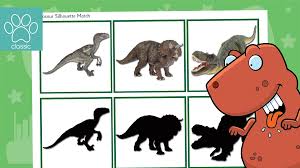 Teacher S Pet Dinosaur Silhouette Matching And don't miss the dinosaur train marathon on pbs kids starting on august 23! pet dinosaur silhouette matching