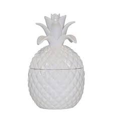 Glass pineapple led hurricane lantern is a beautiful way to welcome guests to your home. White Pineapple Decor Wild Country Fine Arts