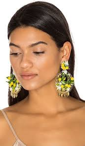 Mercedes Salazar Fiesta Lemon Earrings Earrings Earring Trends Colorful Accessories