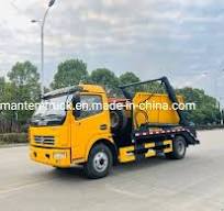 Dongfeng 6wheels 5cbm 5m3 Skipper Loader Garbage Truck ...