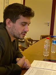 Berker Basmacı who is writing his doctorate at the New School for Social  Research (in New York) returned to Boğaziçi University, where he graduated,  to give a talk