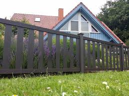 Wpc Vorgartenzaun Bergen Hohlkammerprofil 180x85 Cm Anthrazit Zaun Zaunpfosten Sichtschutzzaun