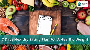 Add an array of colors to your plate and think of it as eating the rainbow. 7 Days Healthy Eating Plan For A Healthy Weight Training Express