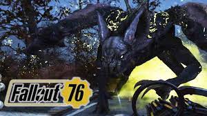 Fallout 76 Pc Solo Gameplay Scorchbeast Battle Fallout Gameplay Battle