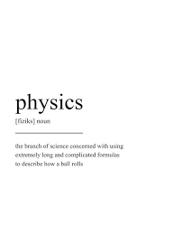 Physics Definition Print Wall Art Print Quote Print Prints Etsy Aesthetic Words Physics Quotes Quote Prints