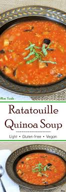 Dipping into a healthy snack just got a whole lot easier with this scrumptious assortment of hot and cold spreads perfect for any party. Ratatouille Soup With Quinoa Low Calorie Soup Recipe Vegan Glutenfree 100calorie Low Calorie Soup Quinoa Soup Low Calorie Soup Recipe