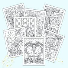 These free adult coloring pages are full of detailed whimsical designs that you can download, print and color! Free Printable Owl Coloring Pages For Adults The Artisan Life