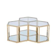 Check out our 60s coffee table selection for the very best in unique or custom, handmade pieces from our coffee & end tables shops. Best Master Furniture Modular Geometry Glass Coffee Table 2 Colors Gold 3 Pcs Coffee Table From Overstock Com Accuweather Shop