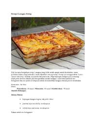Apr 18, 2018 · veggie burger for meat lovers! Resepi Lasagna Sedap Pdf