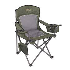 Oztrail Regal Arm Chair In 2020 Green Chair Armchair Green And Grey