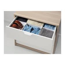 Askvoll Kommode Mit 3 Schubladen Eicheneff Wlas Weiss 70x68 Cm Ikea Deutschland Oak Bedroom Furniture Ikea Askvoll