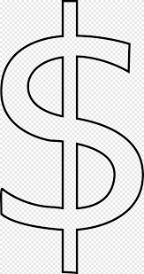 signe dollar symbole monetaire angle symetrie png pngegg coloriage crayola du 4 juillet