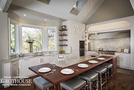 Walnut With Sapwood Kitchen Island Countertop With A 1 8 Round Over On Top Horizontal Ed Transitional Kitchen Design Kitchen Island Countertop Kitchen Remodel