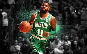 Download Wallpapers Nba Kyrie Irving Art Basketball Stars Boston Celtics Basketball Besthqwallpapers Com Kyrie Irving Irving Wallpapers Boston Celtics Basketball