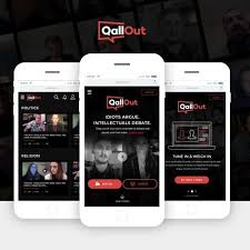 Redesign Of Online Community For Live Video Debates Discussions Qallout Com Is A New Online Community For Live Video Contest Design Online Community App Design