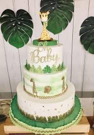 Pink safari baby shower cake. Cutest Safari Baby Shower Cake Safaricake Babyshowercake Cakeforbabyshower It Safari Baby Shower Cake Baby Shower Giraffe Jungle Baby Shower Cake
