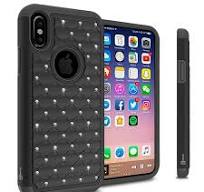 CoverON Apple iPhone X Case, Aurora Series Rhinestone Phone Cover