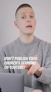 Don’t publish your church’s sermons