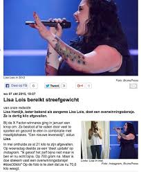 Lisa lois — hallelujah (acoustic version) 01:45. Lisa Lois Afgevallen Met Dieet Pro Lees Hier Het Complete Verhaal Met Foto S