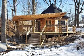 A war veterans memorial sits at the top, reachable by car or foot. The Weirdest Airbnb Rentals Around New York State Right Now