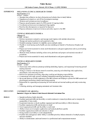 Clinical Research Coord Resume Samples Velvet Jobs
