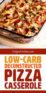 Low Carb Deconstructed Pizza Casserole Is A Delicious Comfort Food Casserole That The W Comfort Food Recipes Casseroles Pizza Casserole Low Carb Low Carb Pizza