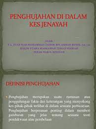 Mahkamah sesyen (sivil) • mahkamah sesye. Penghujahan Di Dalam Kes Jenayah