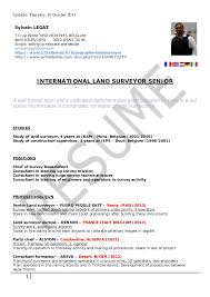Land Surveyor Resume 2013 Legat