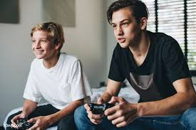 Some games are timeless for a reason. Brother Playing Video Games Premium Image By Rawpixel Com Roungroat Playing Video Games Video Games All Video Games