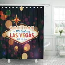Maybe you would like to learn more about one of these? Las Vegas Sign Nevada Shower Curtain Set Polyester Waterproof Fabric Hooks Shower Curtains Home Garden Worldenergy Ae