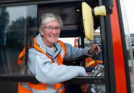 In Pictures: Grandmother Celebrates 80th Birthday By Driving a Bus