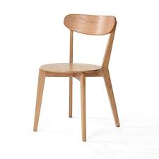 Chx Solid Wood Dining Table Chair Nordic Leisure Desk Simple Chair Square C Color Wood Color Size L43cmxw43c Dining Chairs Solid Wood Dining Chairs Chair