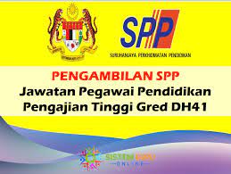 Pegawai pendidikan pengajian tinggi dh29. Pengambilan Spp Jawatan Pegawai Pendidikan Pengajian Tinggi Gred Dh41