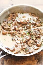 Easy Creamy Mushrooms The Easiest Creamiest Mushrooms You Will Ever Have It S So Good You Ll Want To Skip The Mai Easy Vegetable Side Dishes Recipes Food