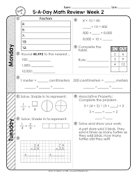 According to the common core standards, 6th grade math resources should focus on four critical areas: Free 4th Grade Daily Math Spiral Review Teacher Thrive