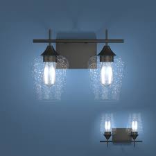 Find a wide selection of bathroom lights including bathroom vanity lights and bathroom light fixtures. Costway 2 Light Wall Sconce Modern Bathroom Vanity Light Fixtures W Clear Glass Shade Best Buy Canada