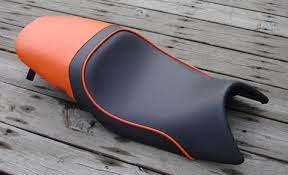 Motorcycle Seat Refitted With Sunmate Motorcycle Seat Cushion Material Motorcycle Seats Bike Seat Cover Bike Seat Design