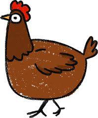 Chicken Cartoon Hand Drawn Crayon Illustratio Farm Animal Drawing Sponsored Hand Drawn Chicken Cartoon Animal Drawings Drawings How To Draw Hands