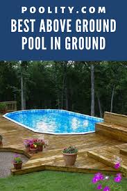 Best Above Ground Pool In Ground In 2020 Pool In Ground Pools Intex Swimming Pool