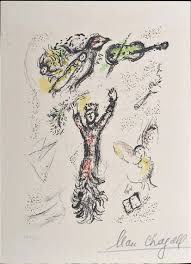 Avec son lapin, elle ne se sent jamais seule. Chagall Marc La Feerie Et La Royaume Mutualart
