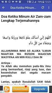 Kesimpulannya, minum air zamzam ini mempunyai banyak khasiat dan keistimewaan yang tersendiri serta pentingnya adab dan niat seseorang itu. Doa Doa Minum Air Zam Zam Latin Dan Artinya
