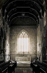 Monastery Chapel On The Scottish Island Of Iona Iona Celtic Megalith