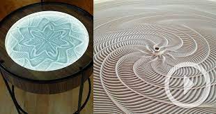 New Kinetic Sand Drawing Tables By Bruce Shapiro Sand Drawing Drawing Table Kinetic Sand Table
