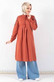 Modasima Tesettur Keten Tunik Modelleri Moda Tesettur Giyim Moda Tunik Giyim
