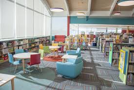 Lfi Installation Children S Section Lounge Seating Tables And Chairs Woodridge Public Library Bedroom Seating Area Lounge Seating Library Seating