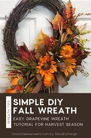Are You Ready To Decorate For Fall Try This Simple Diy Fall Wreath Easy Fall Wreaths Fall Decor Wreaths Fall Wreath