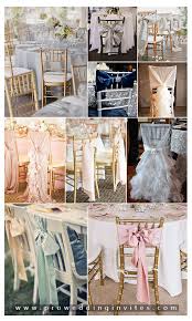 This classic look is great for honoring traditions and it makes your chair look like a. Creative Diy Wedding Chair Ideas With Satin Sash For Weddings In 2020