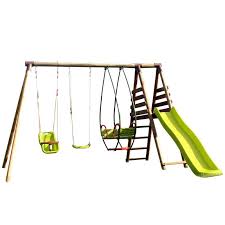 Dès que les beaux jours pointent le bout de leur nez, impossible de passer à côté des traditionnels jeux plein air. Portique Balancoire En Bois Soulet Fougere