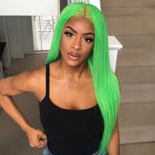 Black And Green Bob Wig Pin By Hot Beauty Hair On Feedback Hot Beauty Hair Green Hair Neon Green Hair